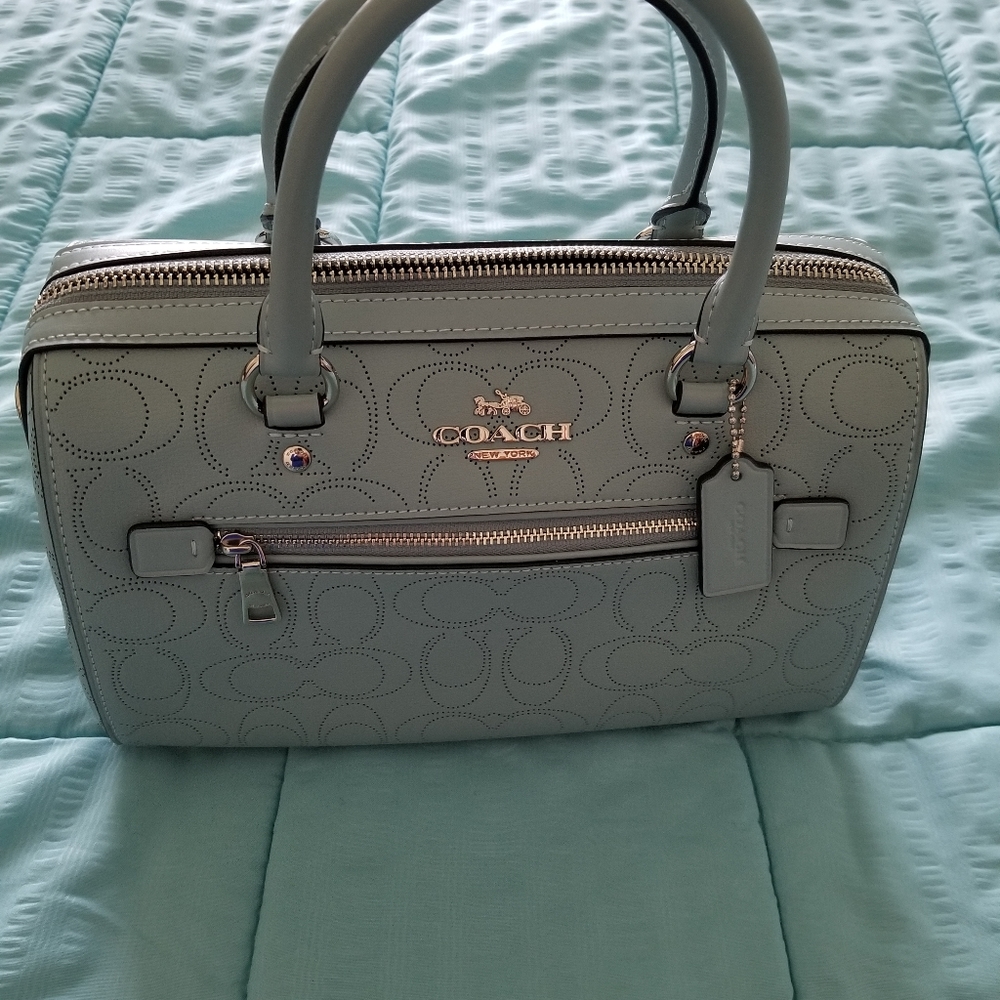 COACH Rowan Satchel in Signature